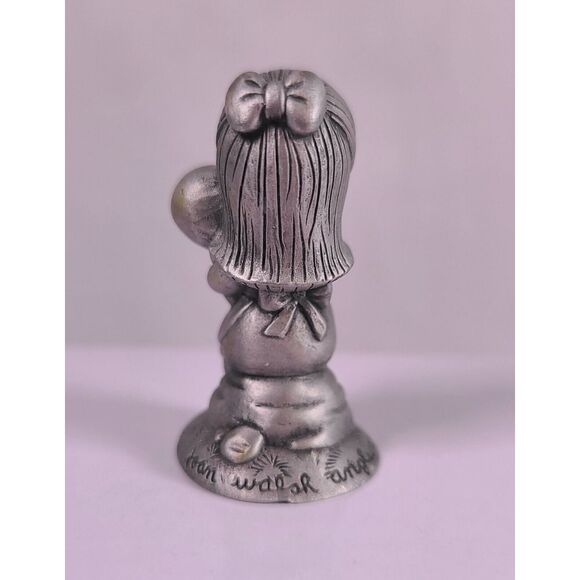 Vintage Hallmark Fine Pewter - Mother Holding Child MINI FIGURINE 1980 J. Walsh - Picture 3 of 5